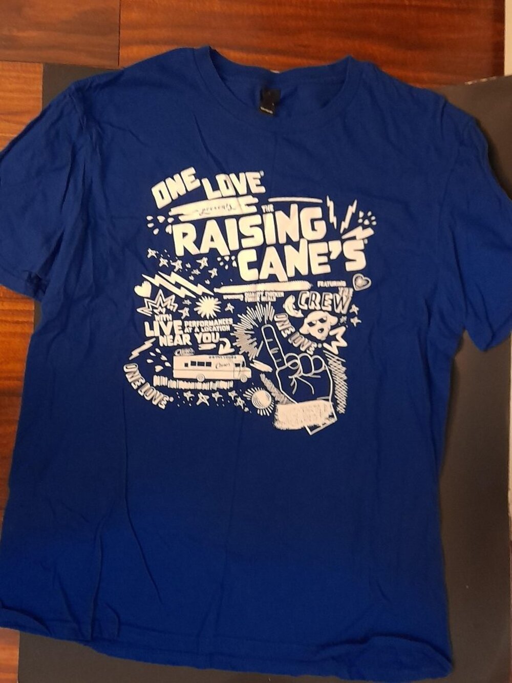Dark Blue Raising Cane's T-shirt
